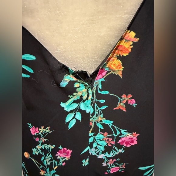 New York & Company Black Floral Maxi Skirt - Picture 3 of 6